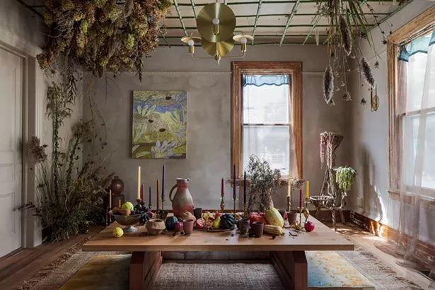 Dining room a la Creatures of Place. - PHIL MANSFIELD