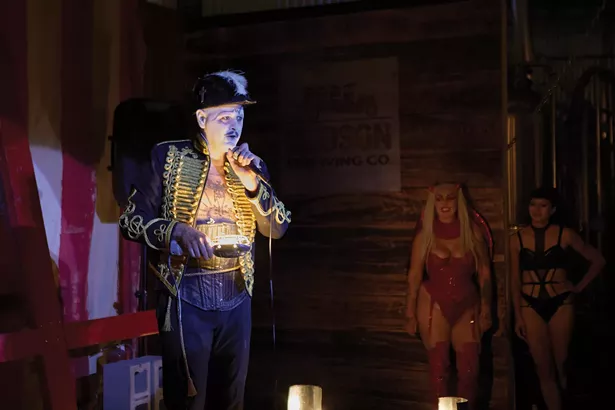 No Ring Circus cofounder Eli Rose as "The Great Omniscious." - DAVID MCINTYRE