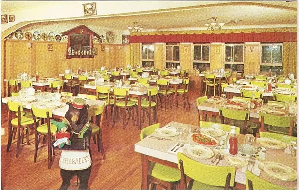 Interior of Riedlbauer's Resort, circa 1967