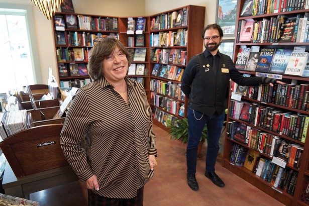 Pam Pescosilido, longtime owner of the Bookloft, has - sold the business to former employee Giovanni Boivin, who takes the reins this month. - DAVID MCINTYRE