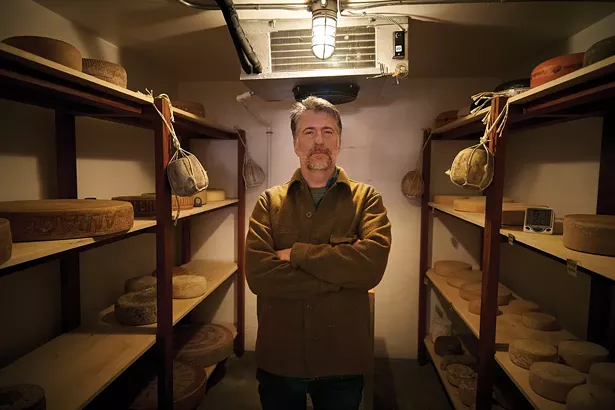 Matt Rubiner, owner of Rubiner’s Cheesemongers and Grocers and Rubi’s Coffee and Sandwiches on Main Street. - DAVID MCINTYRE