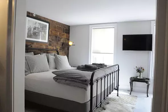 Suites in the Boarding House are tastefully appointed and a great value.