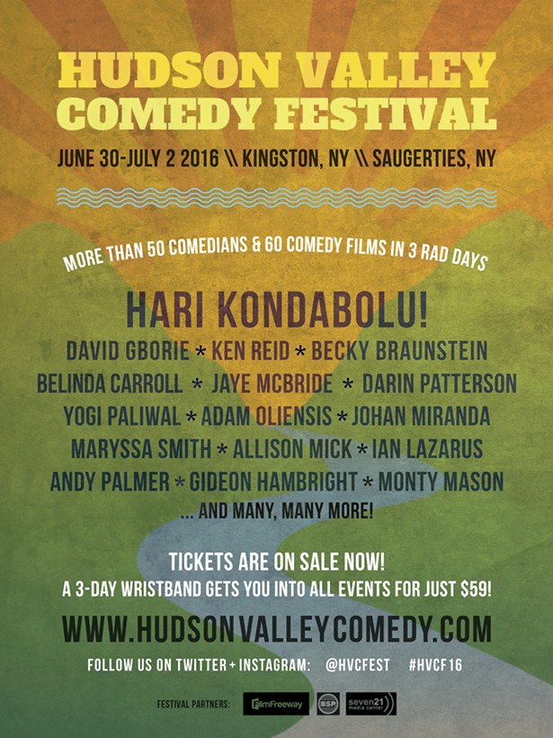 Hudson Valley Comedy Festival poster