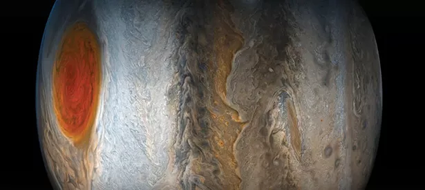 Picture of Jupiter taken July 10 from the Juno spacecraft.