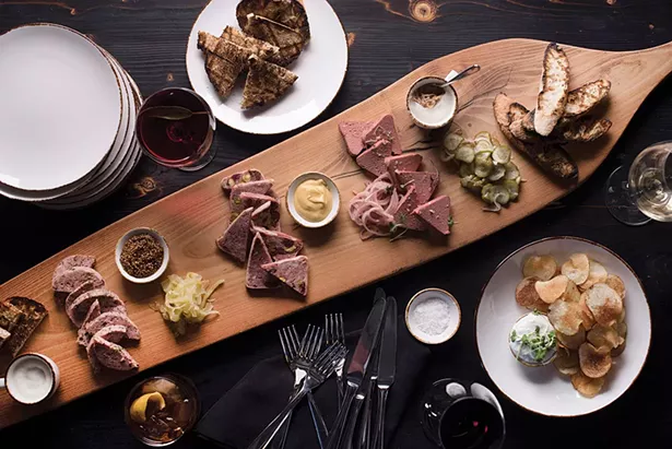 The charcuterie board at The Amsterdam. - LIZ CLAYMAN
