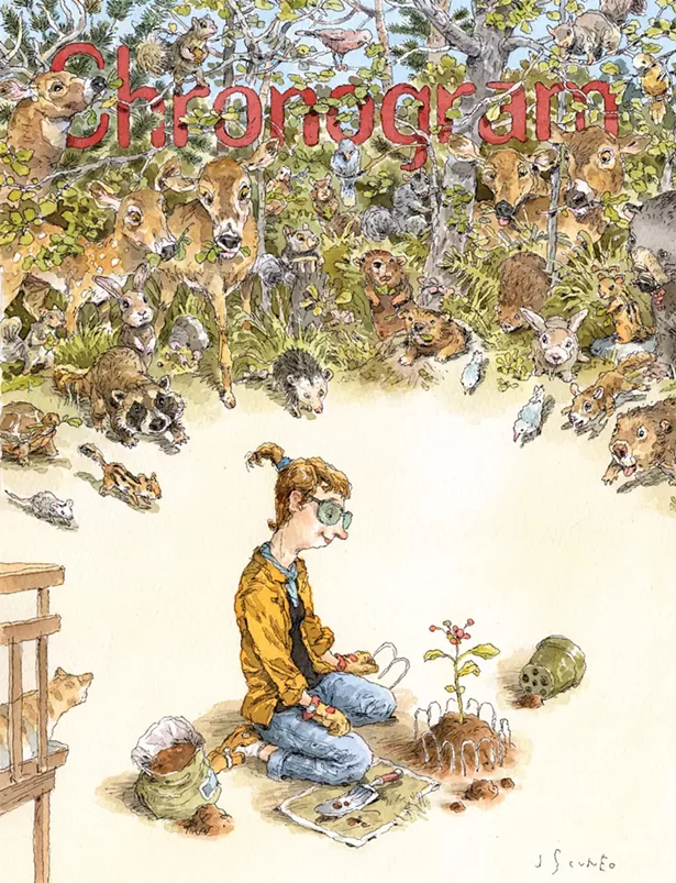 Amuse-bouche | john cuneo | pen and ink with watercolor | 2018