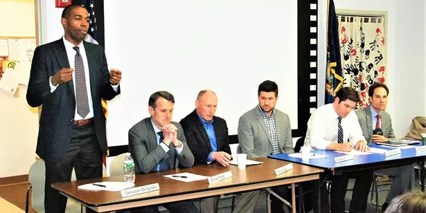 The seven Democrats looking to challenge John Faso have all offered solidly progressive policy proposals. - BRIAN FLYNN