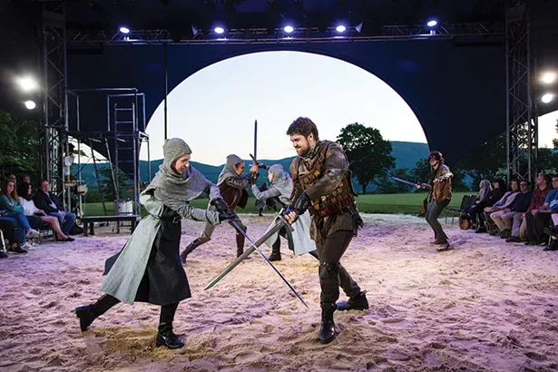The cast of Hudson Valley Shakespeare Festival’s production of "The Heart Of Robin Hood."