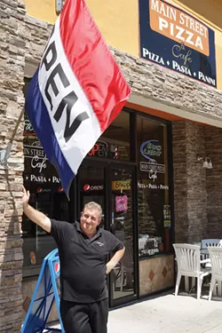 Domenick Diecidue, owner, Main Street Pizza and Cafe. - JOHN GARAY