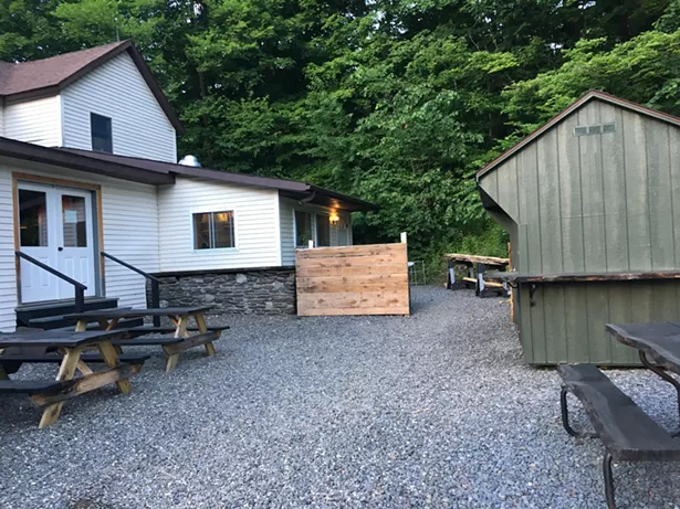 Once Bernstein receives the proper approval, the backyard will turn into a biergarten with a food shack and a music stage. - MARIE DOYON