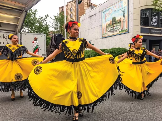 A Cinco de Mayo celebration in downtown Peekskill. - ROBERT OLSSON