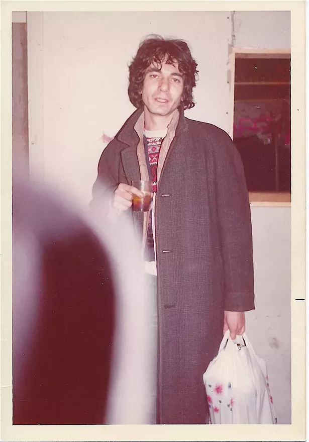 Richard Boch, Mudd Club basement, January 1980. - LYNETTE BEAN
