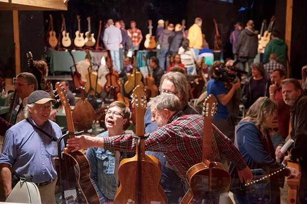 2015 Woodstock Invitational Luthiers Showcase at the Bearsville Theater. - MARK HELLER