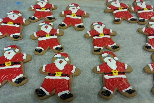 Gingerbread Santas