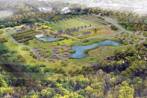 Artists rendering of Wyldwyck River Camp