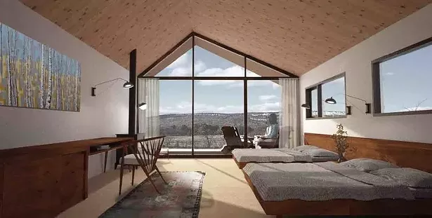 Rendering of a room in Heartwood Resort