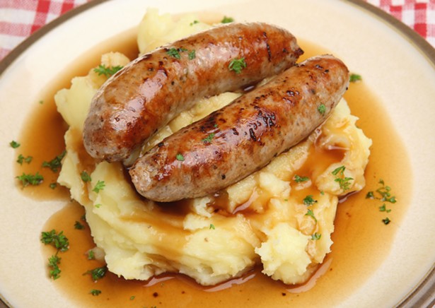 Bangers and Mash at The Quiet Man