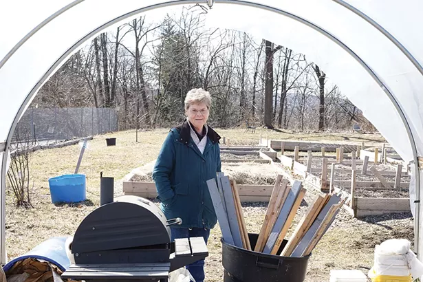 Virginia Kasinski, director of Newburgh Urban Farm and Food Initiative - PHOTO: JOHN GARAY