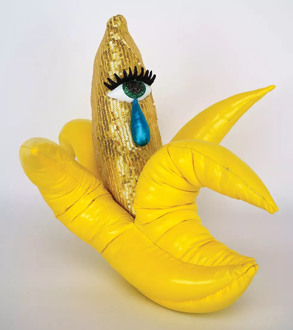 Weeping Banana, a mixed-media sculpture by Hein Koh from 2018, will be on display in “Home / Work,” the inaugural exhibition at JDJ | The Ice House, a new gallery in Garrison.