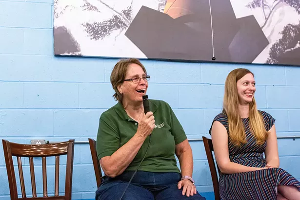 Panelist Frances F. Dunwell, coordinator of the New York State Department of Environmental Conservation’s Hudson River Estuary program - PHOTO: ANNA SIROTA