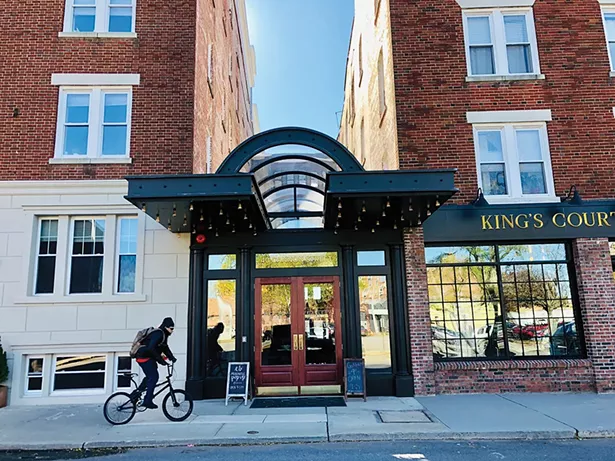 40 Cannon Street complex, formerly the - site of King’s Court Hotel, in Poughkeepsie. - PHOTO: PAUL HESSE
