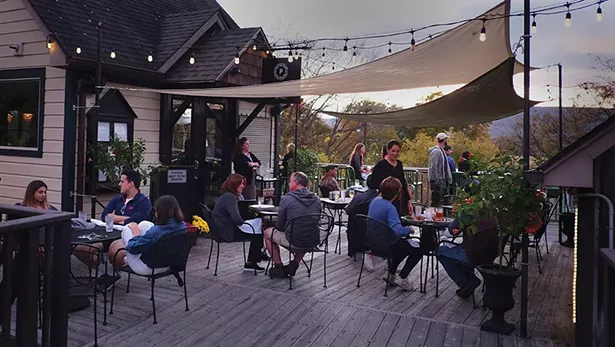 The patio at The Parish at Water Street Market. - PHOTO: ROY GUMPEL