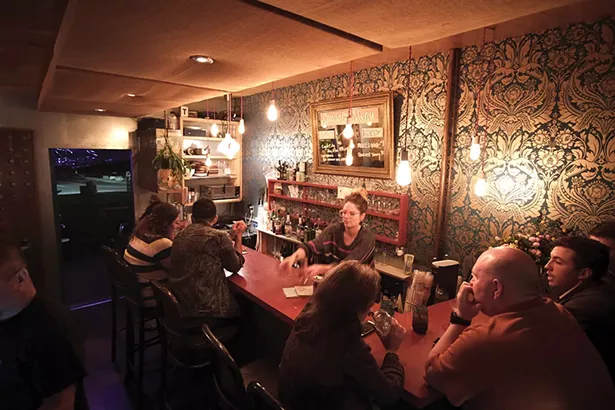 Jessie Stanko bartending at Jar’d. - PHOTO: ROY GUMPEL