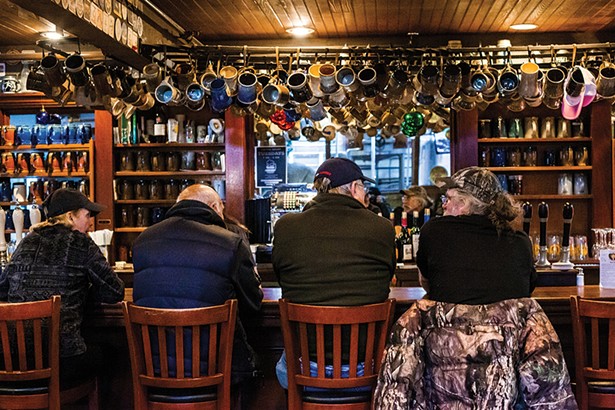 The bar at Barrington Brewery & Restaurant has - been a drinking and dining mainstay in Great - Barrington since 1995. - PHOTO: ANNA SIROTA
