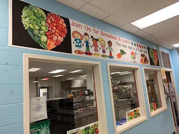 The cafeteria at Margaretville Central School. - PHOTO: LISSA HARRIS
