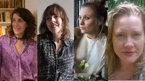 L to R: Lynn Sachs, Amy Rigby, Hallie Goodman, Lee Ann Brown