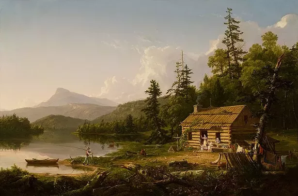Home in the Woods, Thomas Cole, 1847