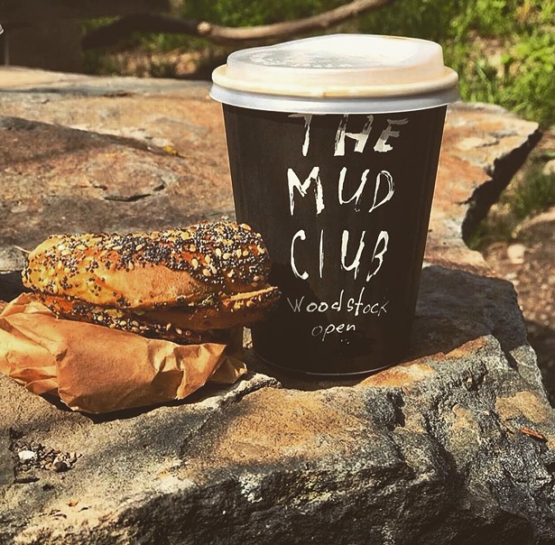The Mud Club is a great place to go for bagels and coffee on a weekend morning.