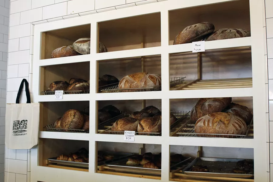 KB+B sells five different types of bread, with a rotating bread of the day. - ABBY FOSTER