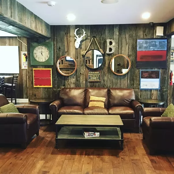 The comfortable inside of Brew in Rock Hill. Brew has been a fan favorite of Rock Hill for years. - BREW