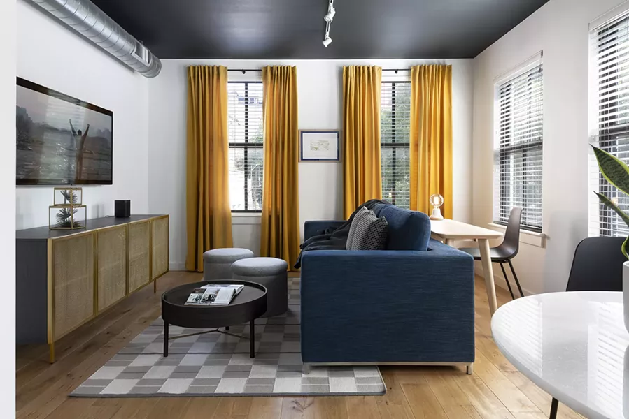 An Air B&B space in Philadelphia that Hendley & Co designed, meant for the traveling professional. - HENDLEY & CO