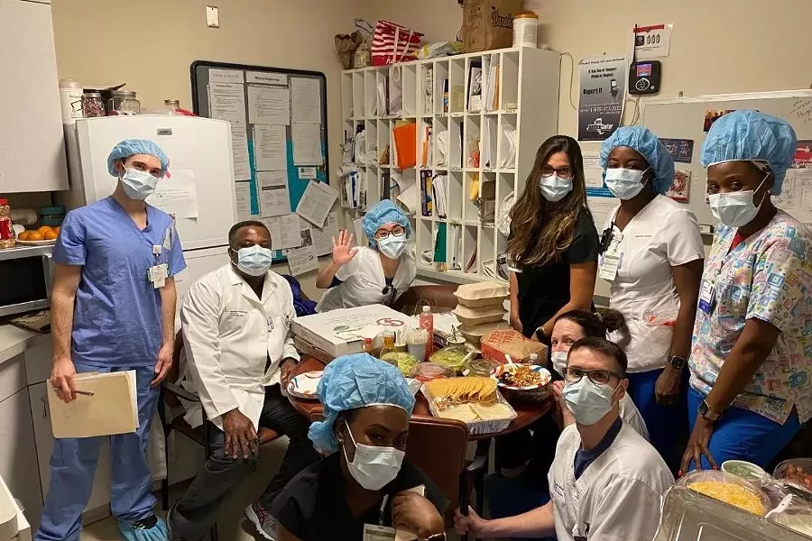 COURTESY OF THE FEEDING NWH ICU STAFF GOFUNDME