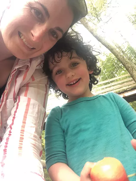 Fruition Chocolate CEO Dahlia Graham splits homsechooling duties for three-year-old Zooey with her husband, Bryan.