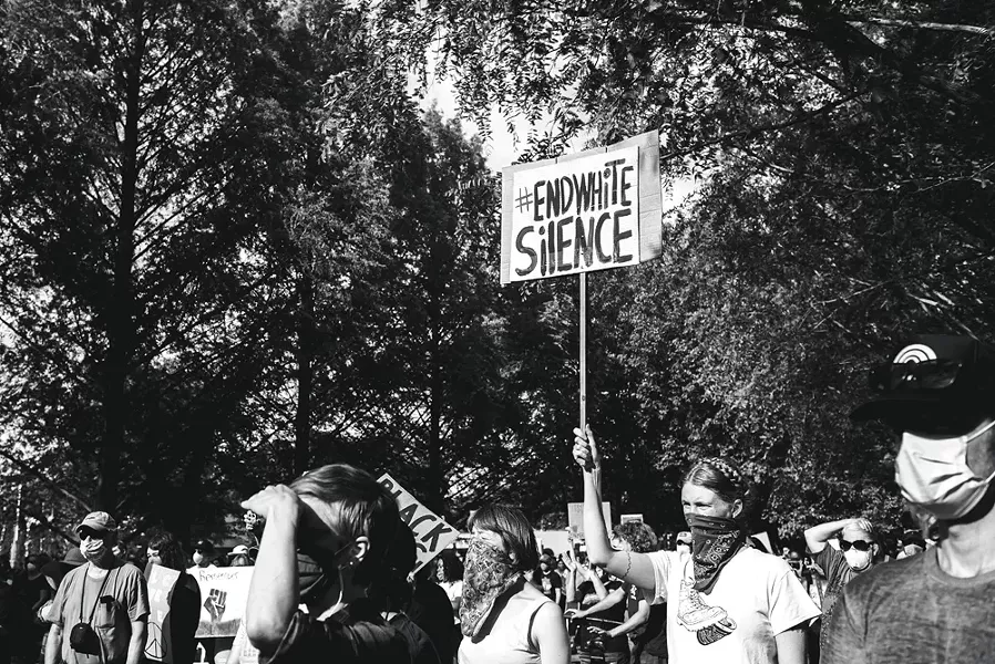 Black Lives Matter March on June 3 in Kingston - PHOTO: STEPHANIE ALINSUG