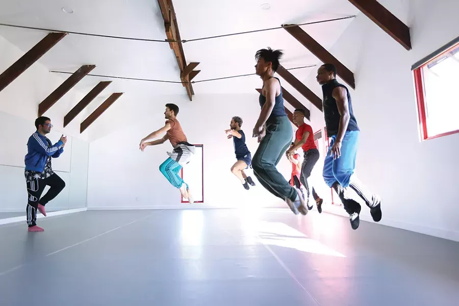 Chase Brock and dancers of the Chase Brock Experience. - PHOTO BY JOHN ABBOTT