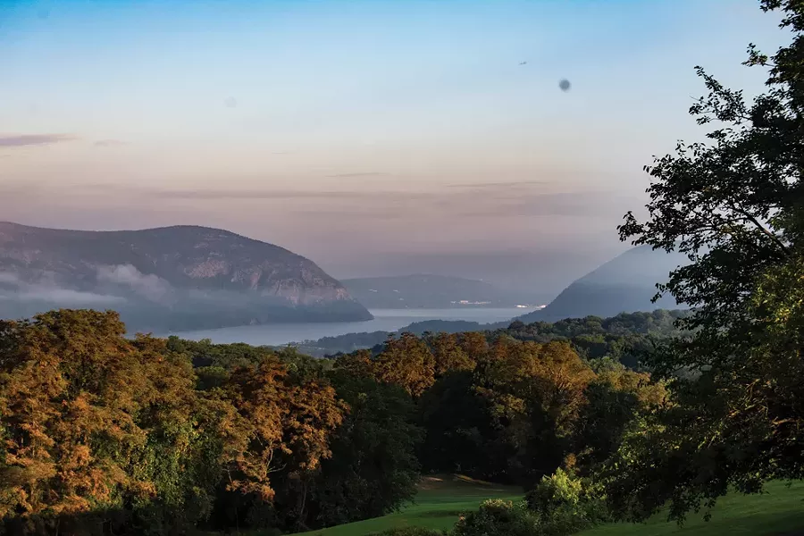 The view from the Hudson Valley Shakespeare Festival’s new home. - PHOTO BY AMY BROWN