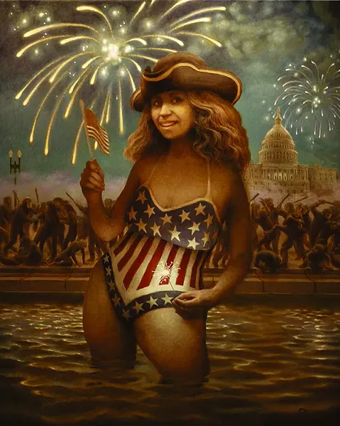 Oil on canvas, 50" x 40" - RICHARD PANTELL