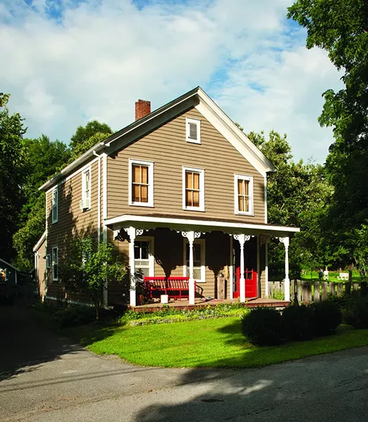 The exterior of their 1903 farmhouse. - DEBORAH DEGRAFFENREID