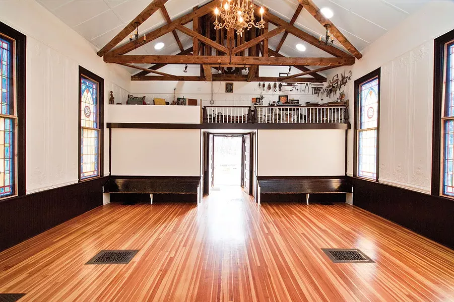 The interior of the "Stolen Church of Glenford." - DEBORAH DEGRAFFENREID