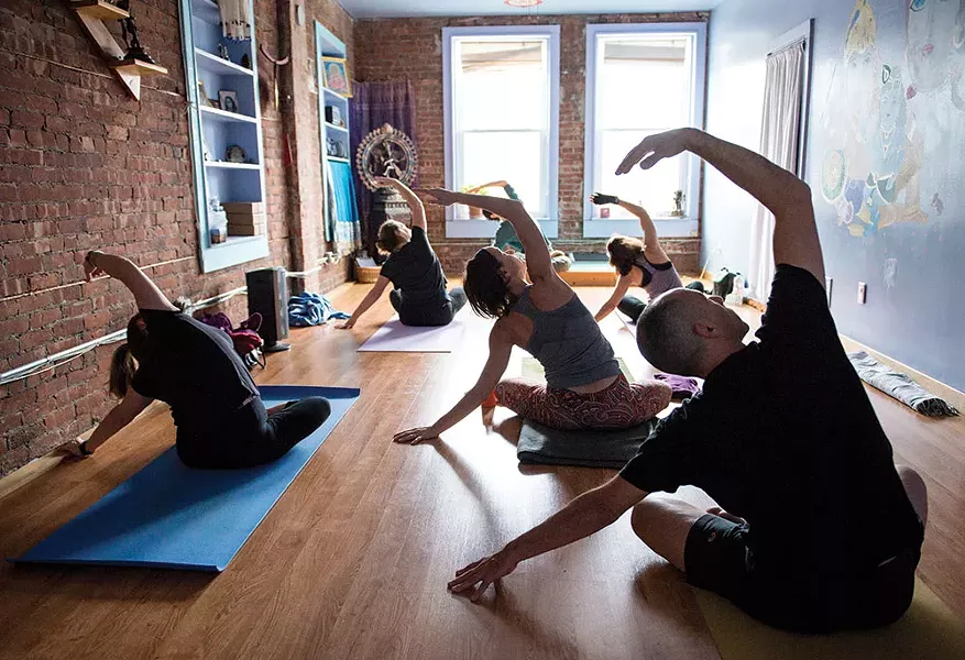 Class at YogAlive - CHRISTINE ASHBURN