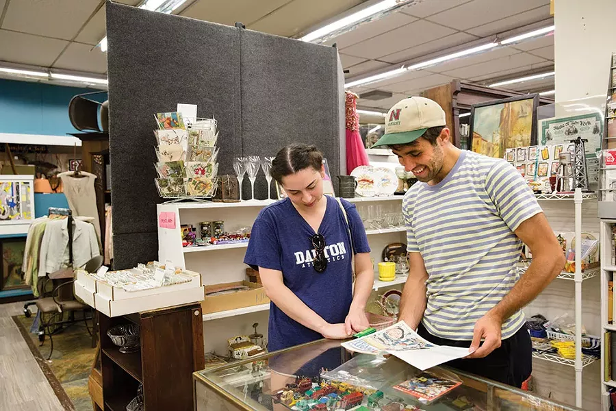 Sarah Minkoff and Sean Dunn at Saugerties Antiques