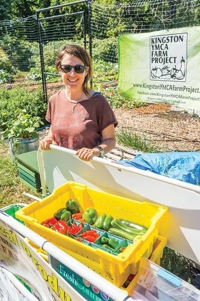 Kay Cee Wimbush at YMCA Farm Project - FRANCO VOGT