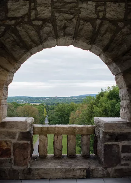 The view of New Paltz from the Testimonial Gateway Tower at Mohonk Preserve Foothills - CHRISTINE ASHBURN