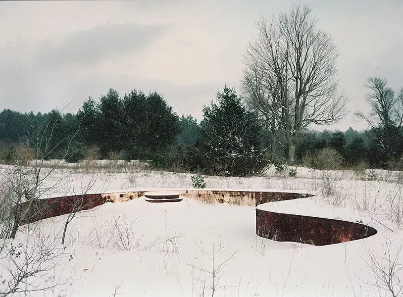 indoor pool, 2010, Laurels Hotel and Country Club on Sackett Lake, Monticello, New York. Photo by Marisa Scheinfeld.