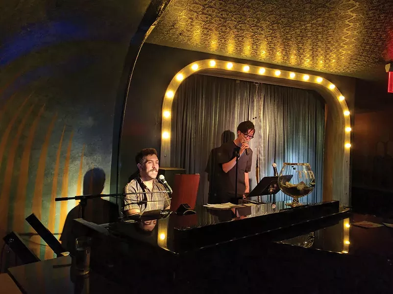 Paul Leschen at Sid Gold's Request Room in Chelsea.
