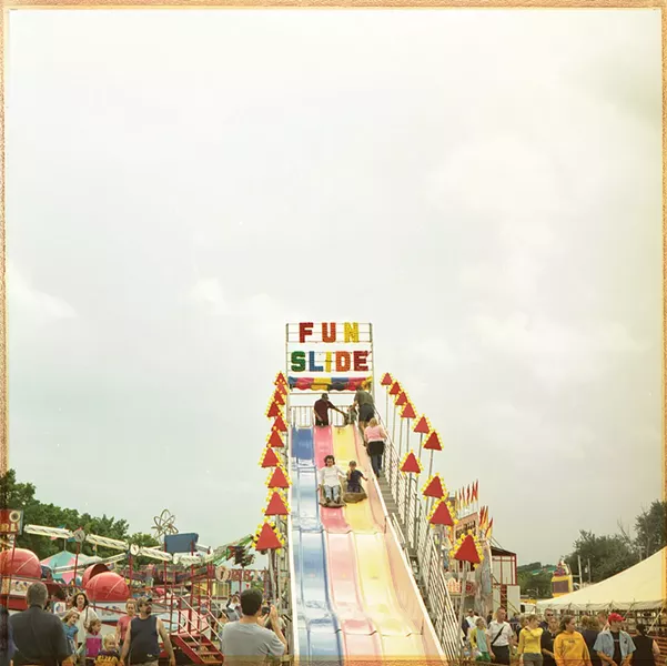 Fun Slide, cross-process photograph, 2013 - LONNY KALFUS